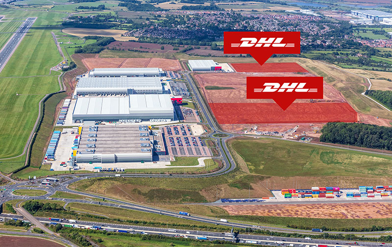 DHL double signing at SEGRO Logistics Park East Midlands Gateway